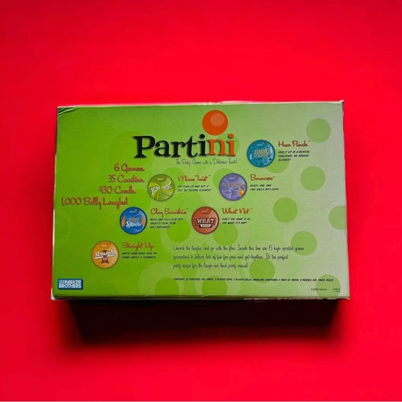 PARTINI Board Game The Party Game with a Delicious Twist 2008 Parker Brothers - Picture 2 of 5